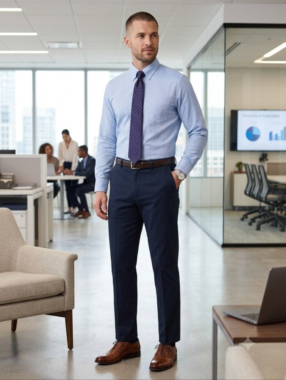 NEW Nautica Clipper black chinos, relaxed fit 40 X 34 Career